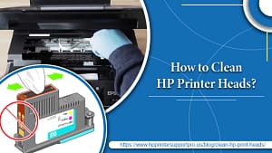 Clean HP Printer Heads banner