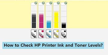 Check HP Printer Ink and Toner Levels