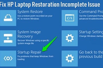 Fix HP Laptop Restoration Incomplete Issue