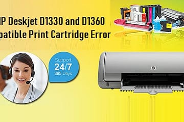 HP Deskjet D1330 and D1360 Incompatible Print Cartridge