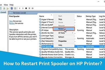 Restart Print Spooler on HP Printer