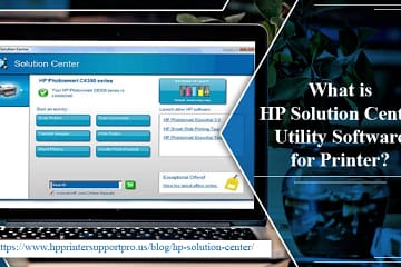 HP Solution Center Utility Software for Printer banner
