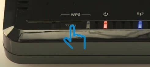 Now, the printer will ask you to press the WPS button on the wireless router, press the WPS button.